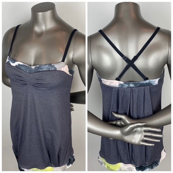 lululemon athletica Tops - Lululemon | Multi Watercolor Pure Focus Tank  6